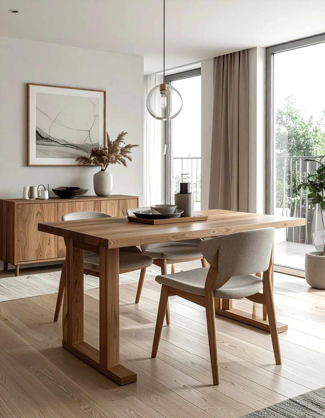 Console To Dining Table - 30 compact dining room ideas