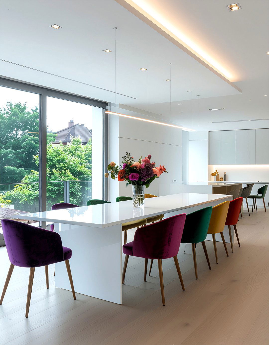 Console table that expands to dining table - 30 expandable dining room ideas