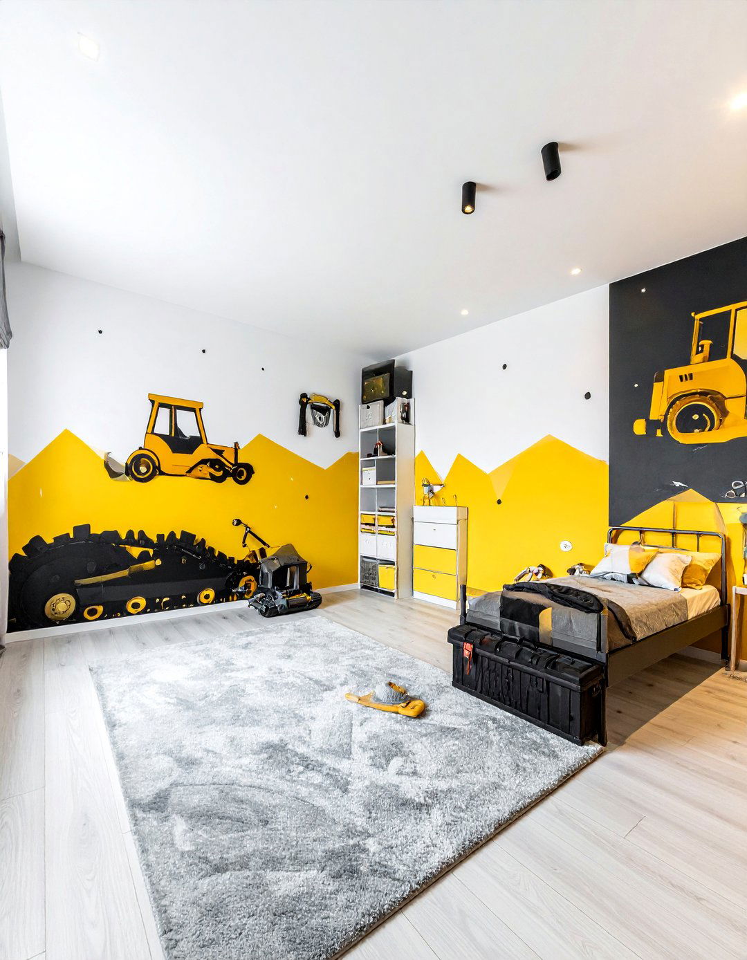 Construction Theme Toddler Room - 30 toddler bedroom ideas