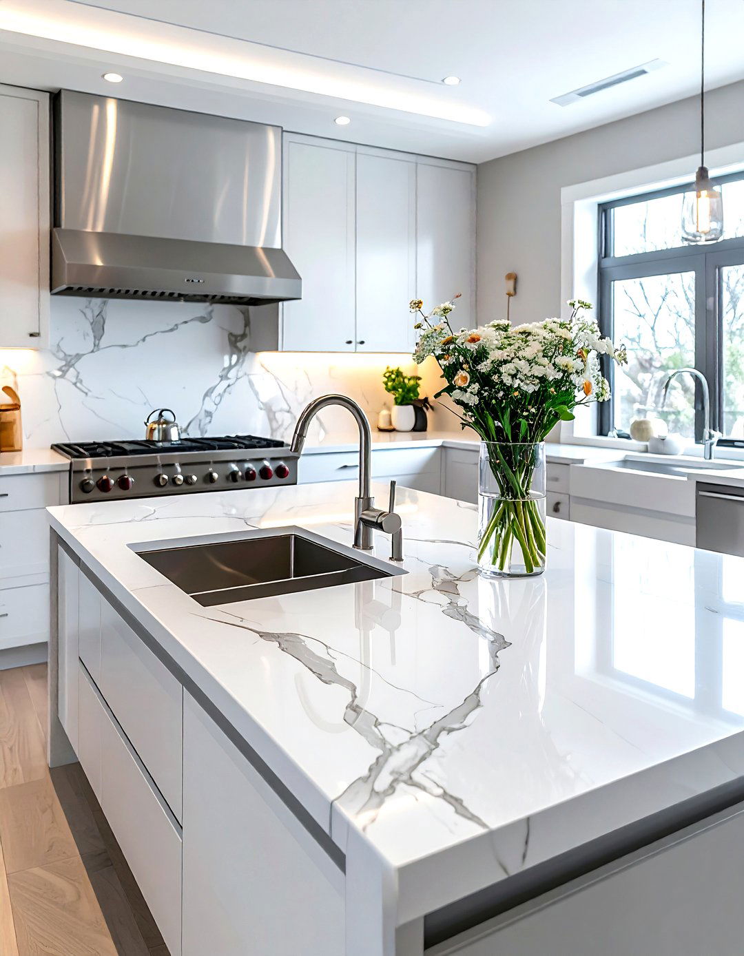 Contact Paper Countertops - 30 cheap kitchen ideas