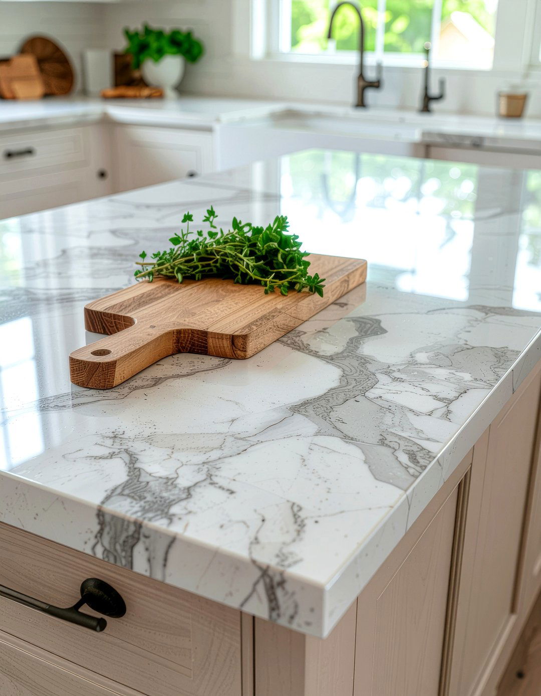 Contact Paper Countertops - 30 affordable kitchen ideas