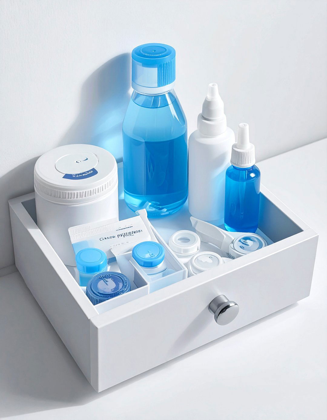 Contact lens drawer - 30 bathroom drawer organization ideas