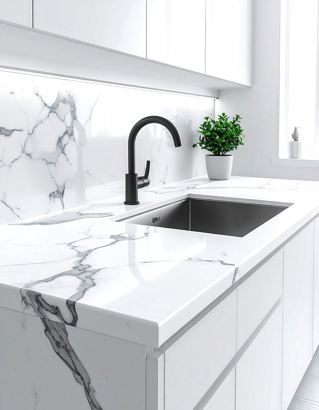 Contact paper countertop - 30 no damage kitchen ideas