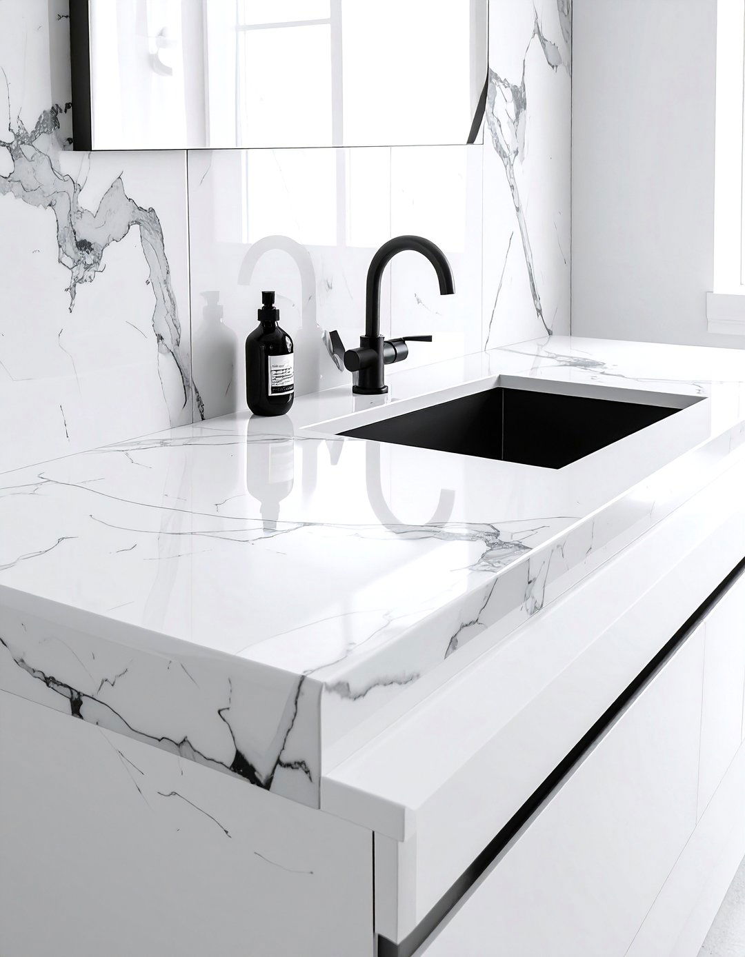 Contact paper countertops - 30 rental kitchen ideas