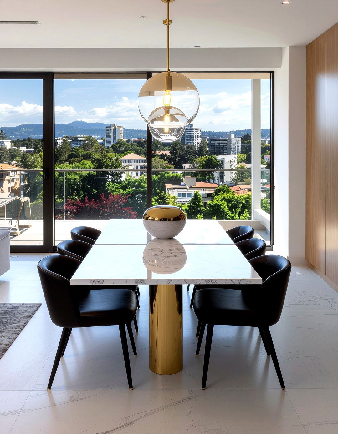 Contact paper table top - 30 renter-friendly dining room ideas