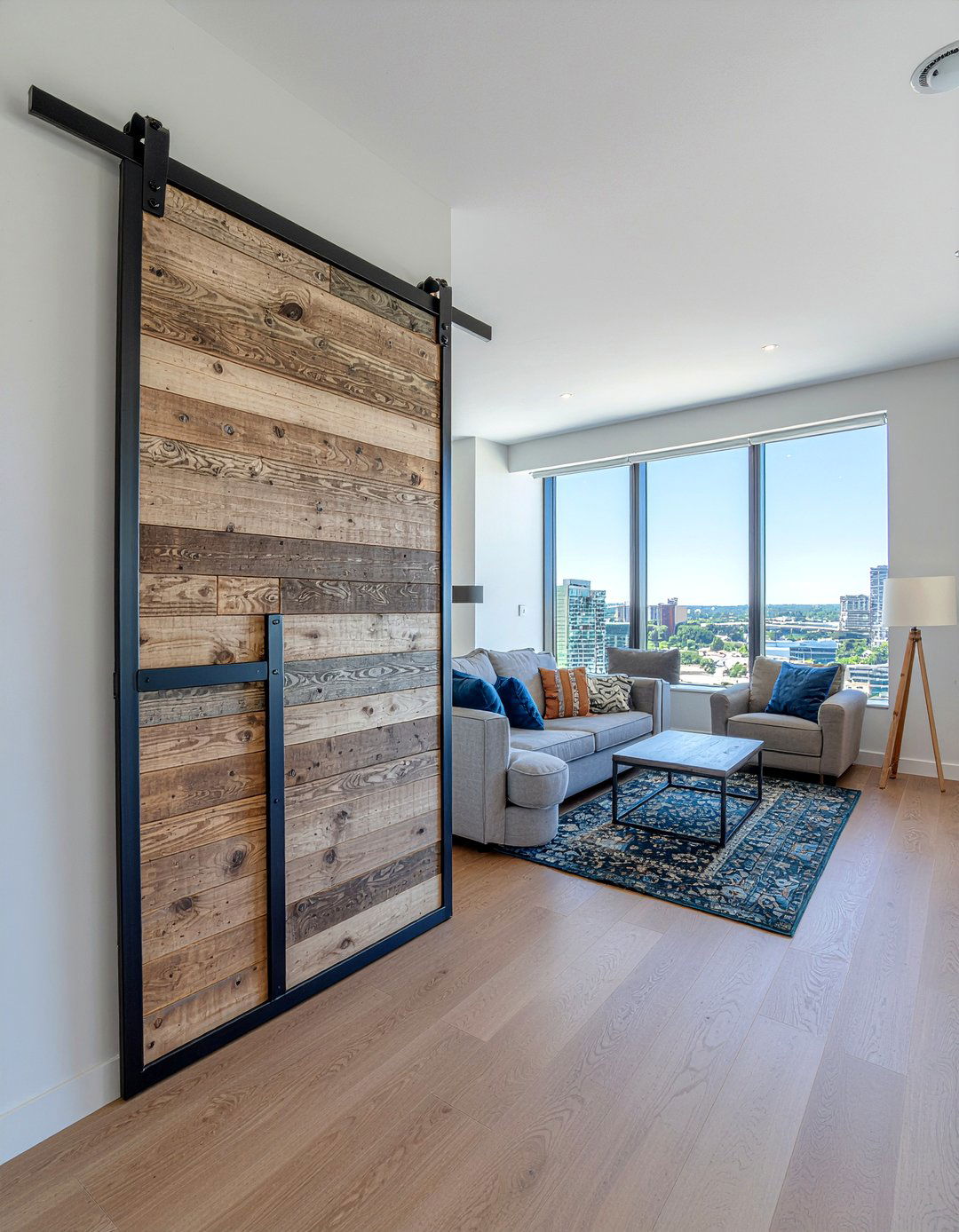 30 Rustic Living Room Barn Doors to Enhance Your Interior