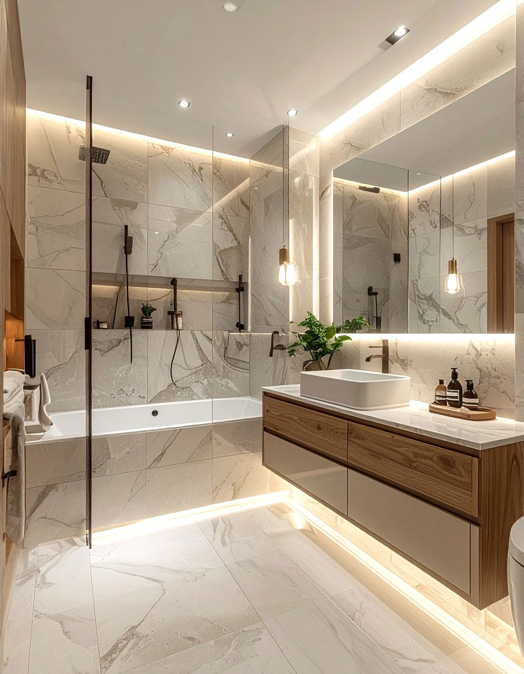 Contemporary Bathroom - 30 bedroom to bathroom conversion ideas