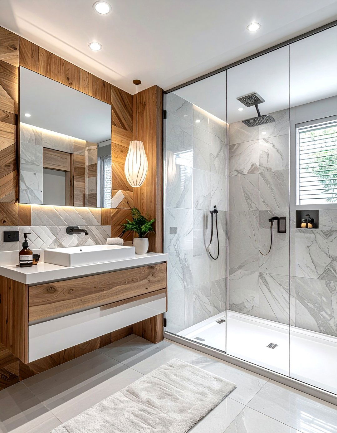 Contemporary Bathroom - 30 shared bathroom ideas