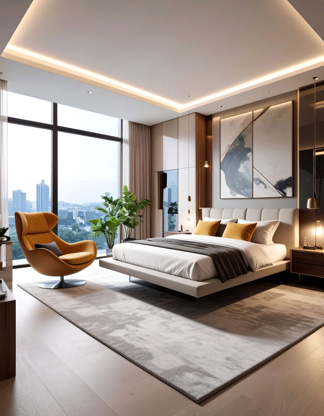 Contemporary Bedroom - 30 bedroom redesign ideas
