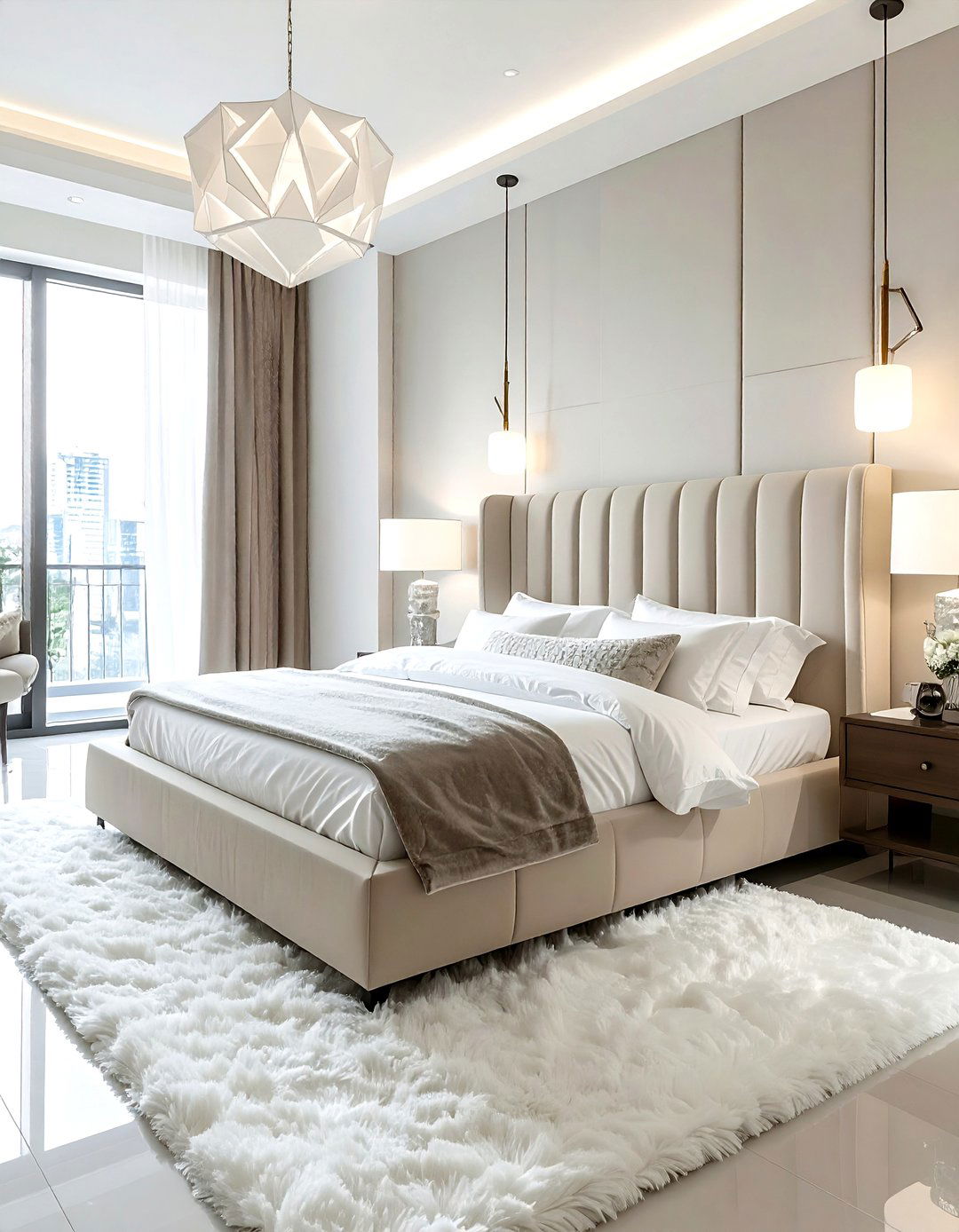 Contemporary Cream And White Bedroom - 30 cream and white bedroom ideas