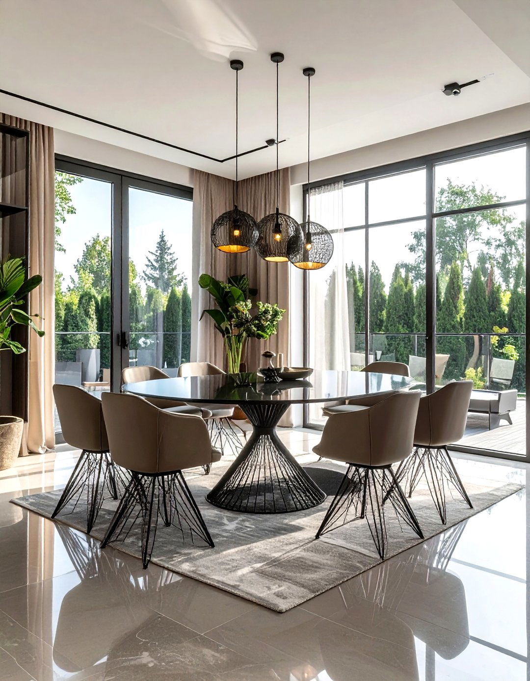 Contemporary Dining Room - 30 airy dining room ideas