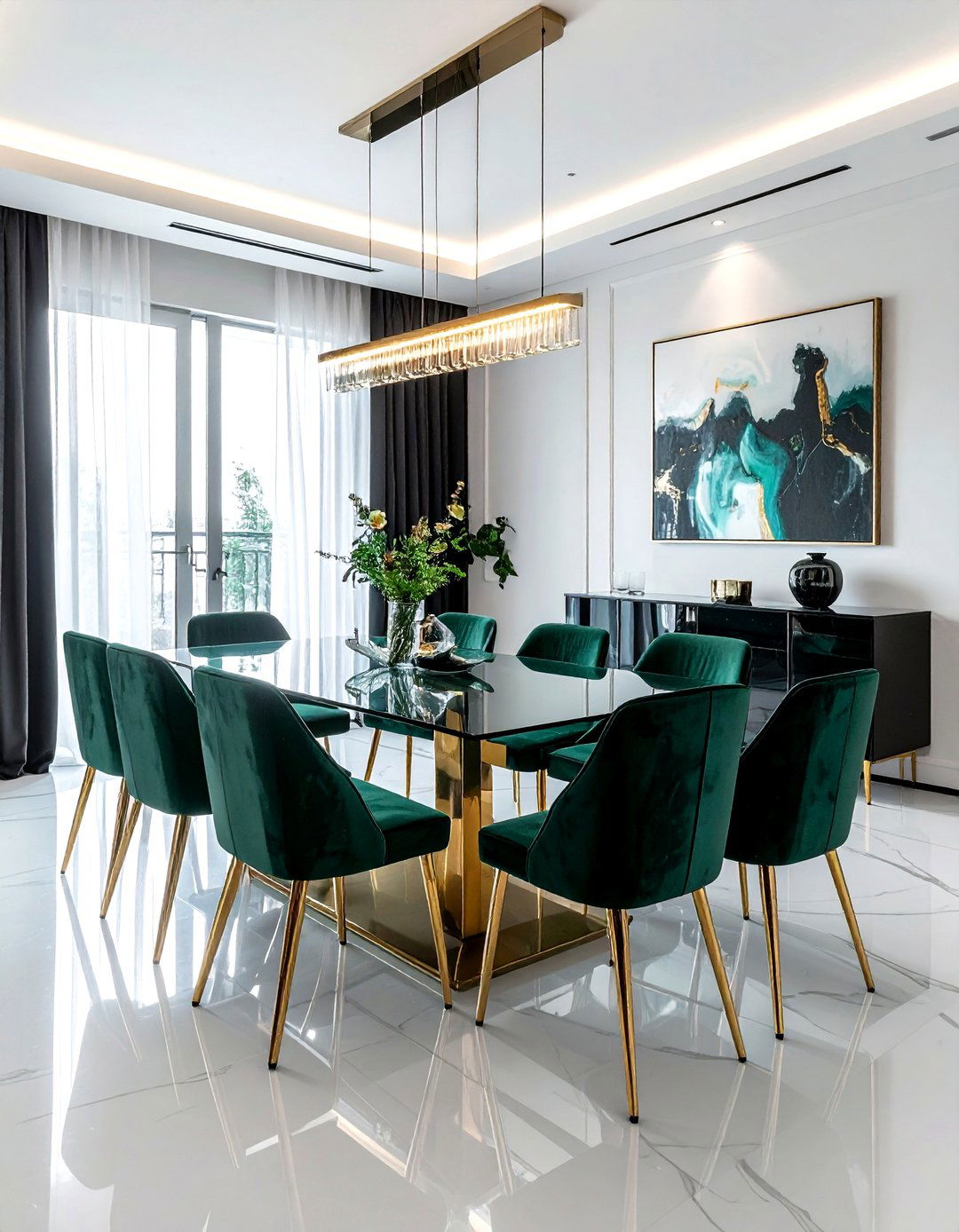 Contemporary Dining Room - 30 dining room decor ideas