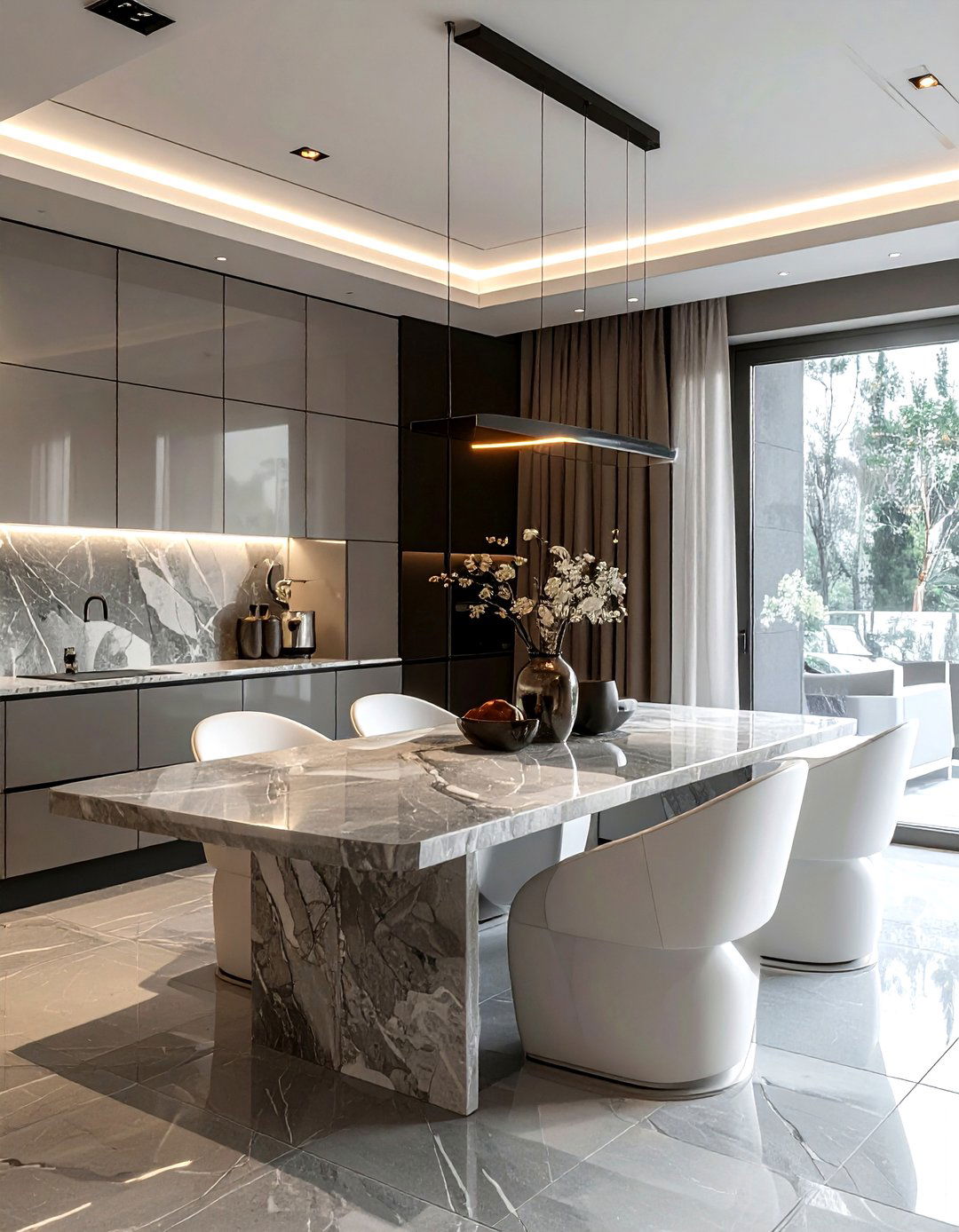 Contemporary Dining Room - 30 clutter-free dining room ideas