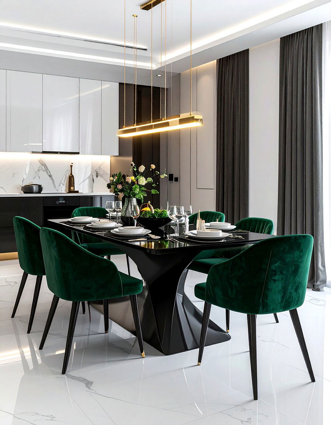 Contemporary Dining Room - 30 comfortable dining room ideas