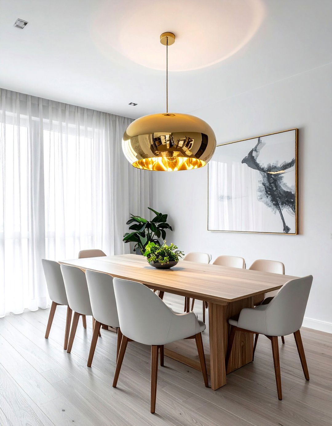 Contemporary Dining Room Lighting - 30 real life dining room ideas