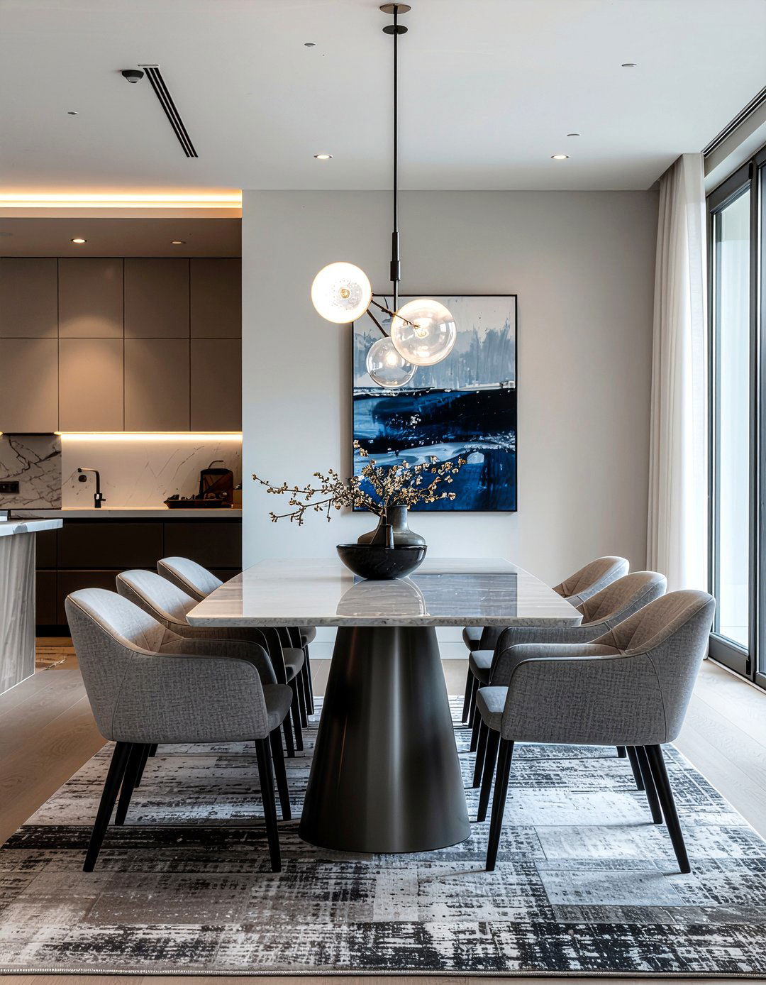 Contemporary Dining Room Set - 30 dining room seating for 10 ideas