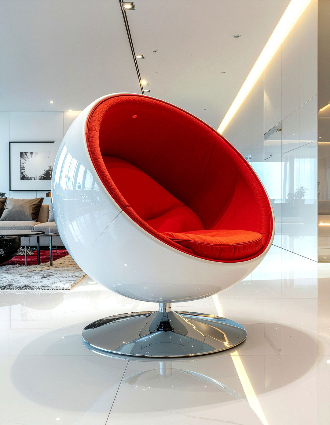 Contemporary Egg Chair - 30 living room armchairs