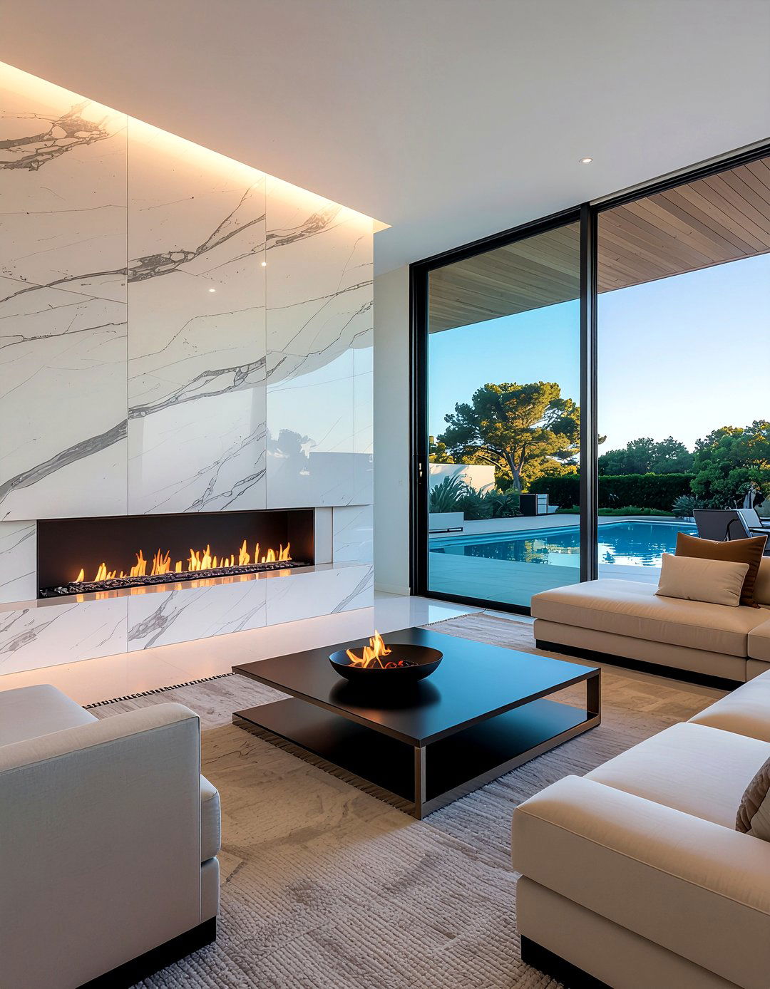 Contemporary Fireplace Screen - 30 fireplace screen ideas