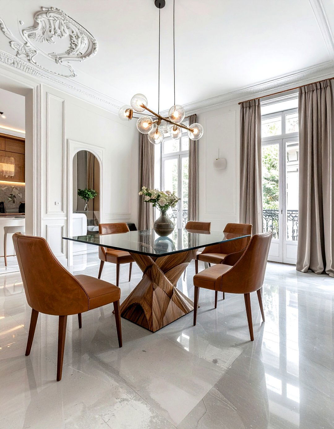Contemporary French Dining Room - 30 French dining room ideas