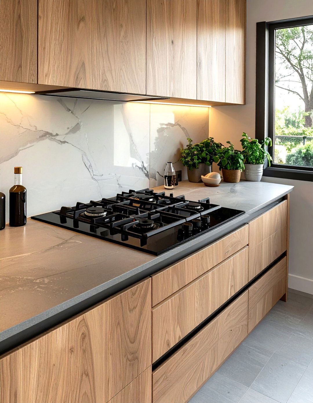 Contemporary Gas Hob Kitchen - 30 gas cooktop kitchen ideas