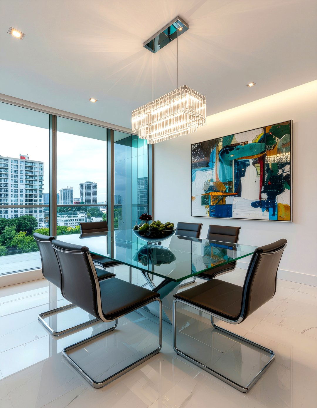 Contemporary Glass Dining Room - 30 dining room character ideas