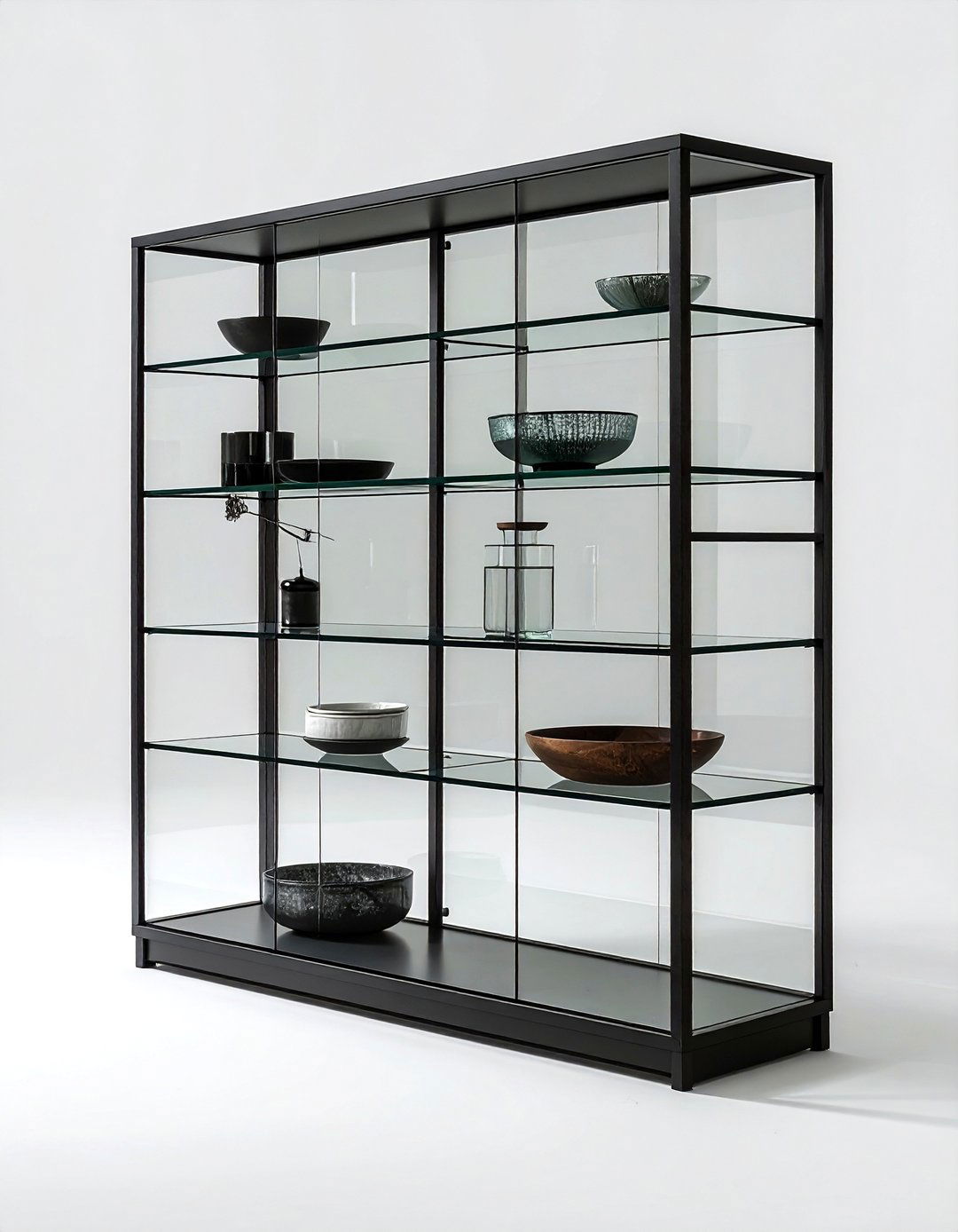 Contemporary Glass Hutch - 30 dining room display cabinet ideas