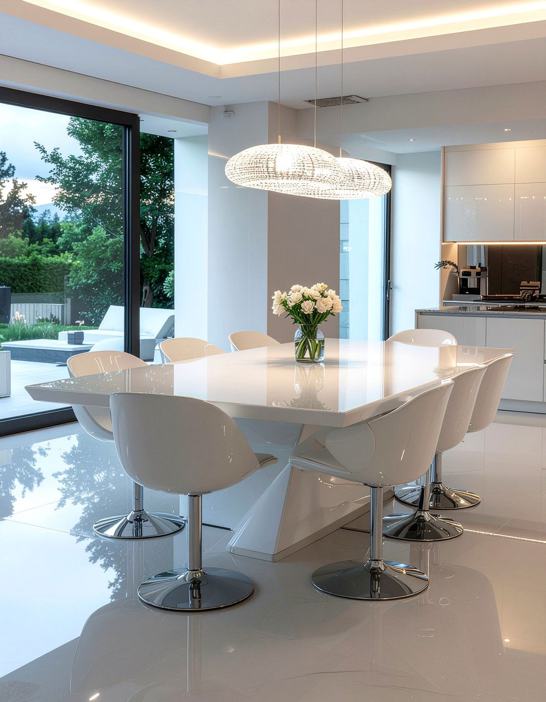 Contemporary High Gloss Table - 30 dining table for 12 ideas