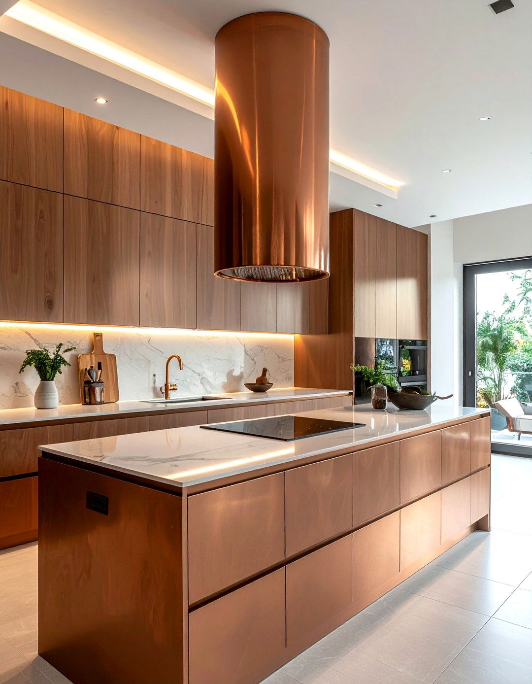 Contemporary Kitchen Copper Hood - 30 copper hood kitchen ideas