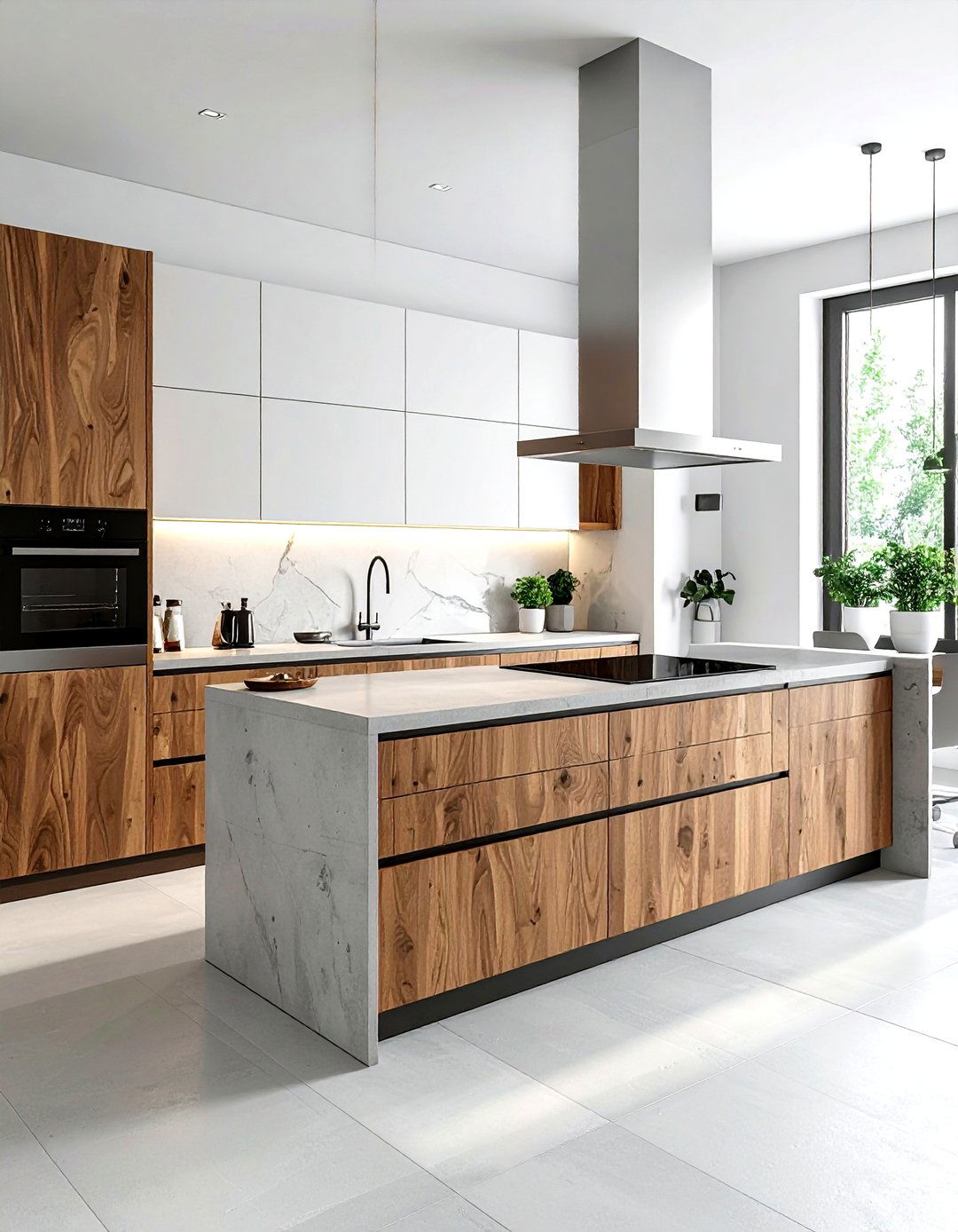 Contemporary Kitchen With LG Wall Oven - 30 LG kitchen ideas