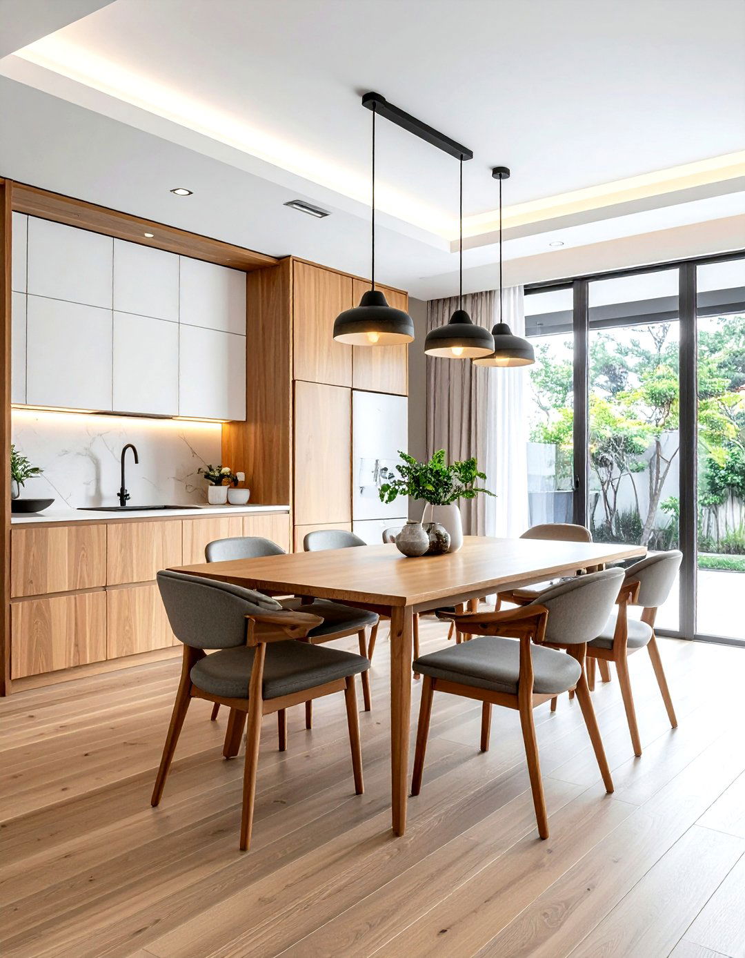 Contemporary Korean Home Dining - 30 Korean dining room ideas
