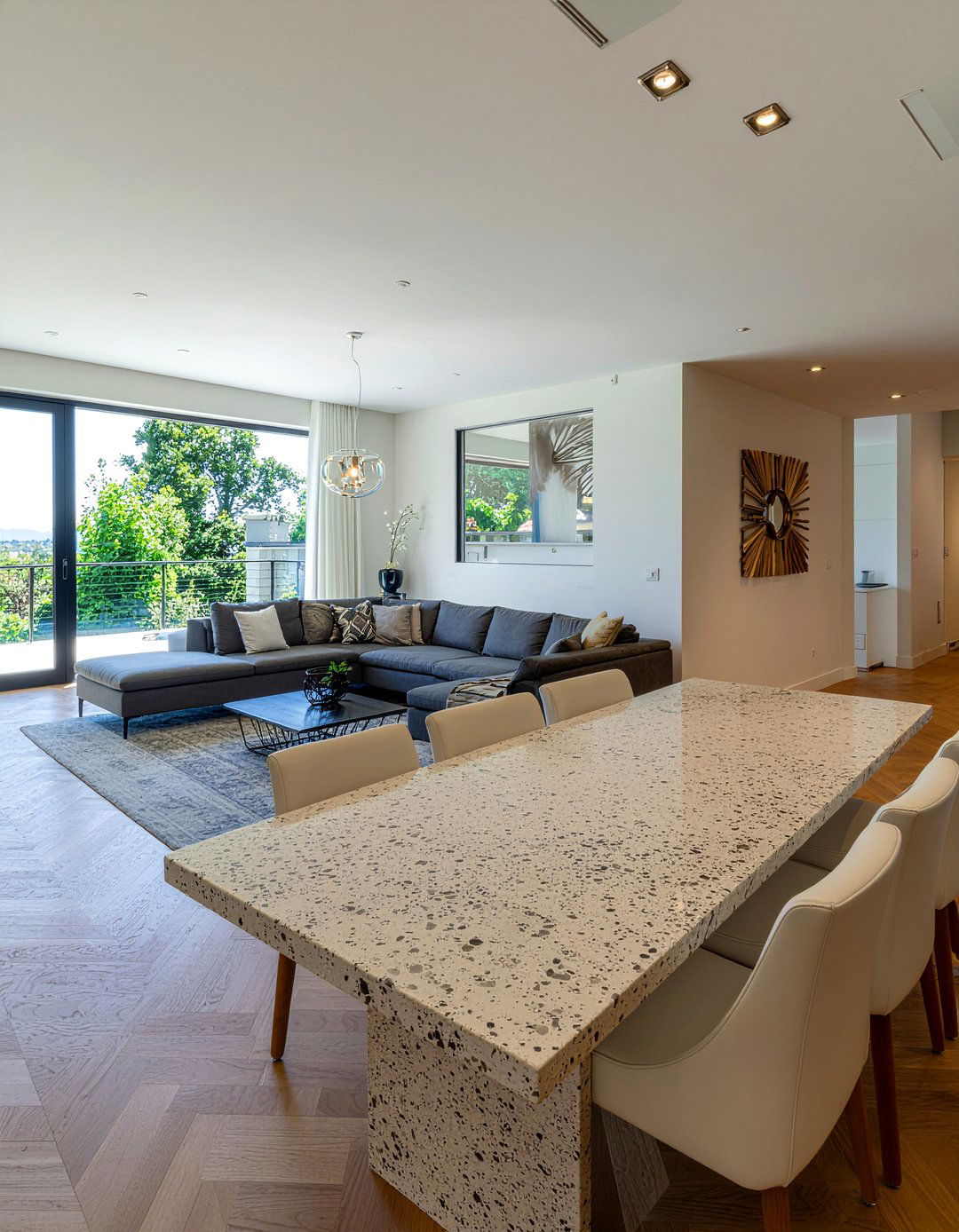 Contemporary Living Dining Room - 30 dining room living room combo ideas