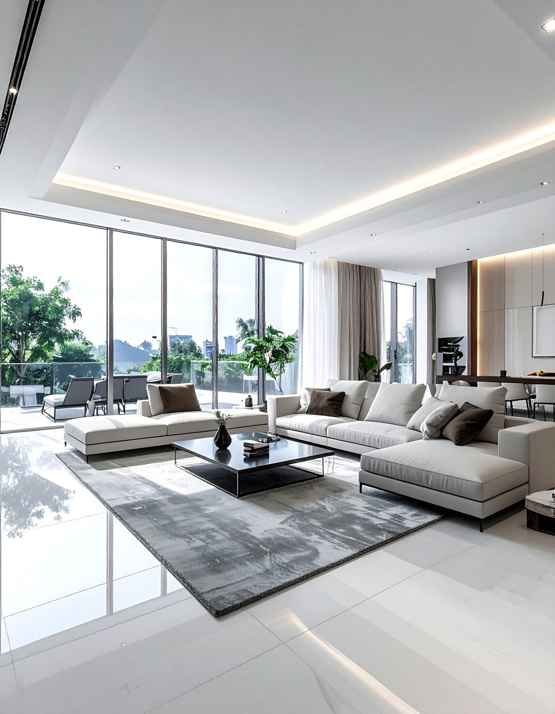 Contemporary Living Room - 30 bright living room ideas