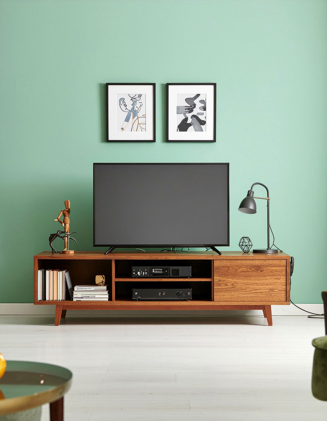 Contemporary Media Console - 30 living room display cabinet ideas