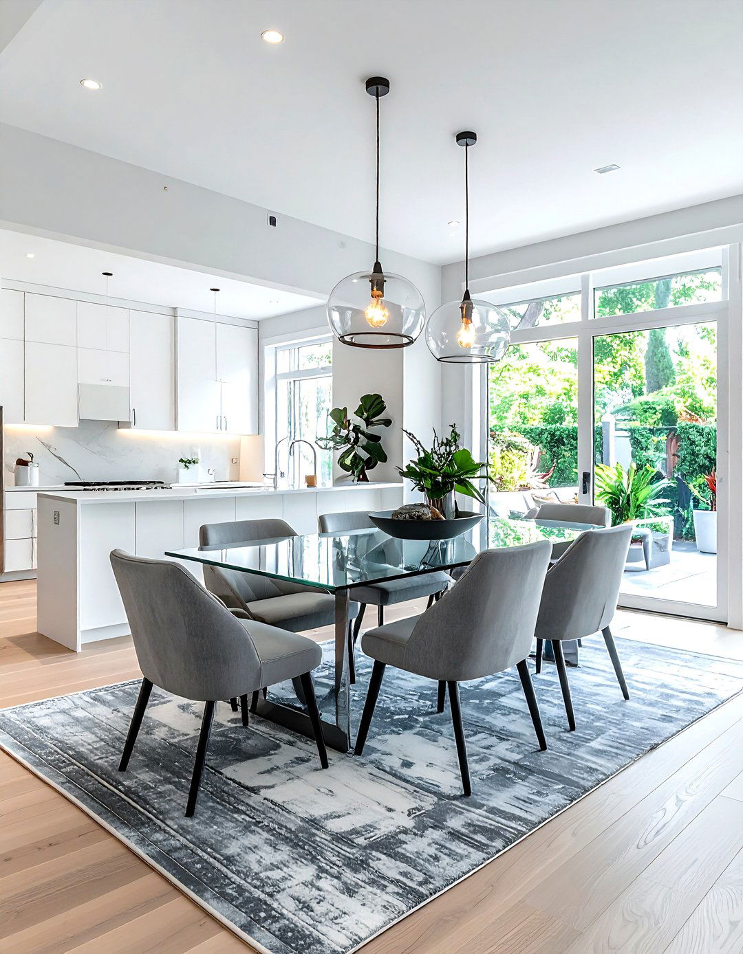 Contemporary Open Plan Dining Room - 30 Brooklyn dining room ideas