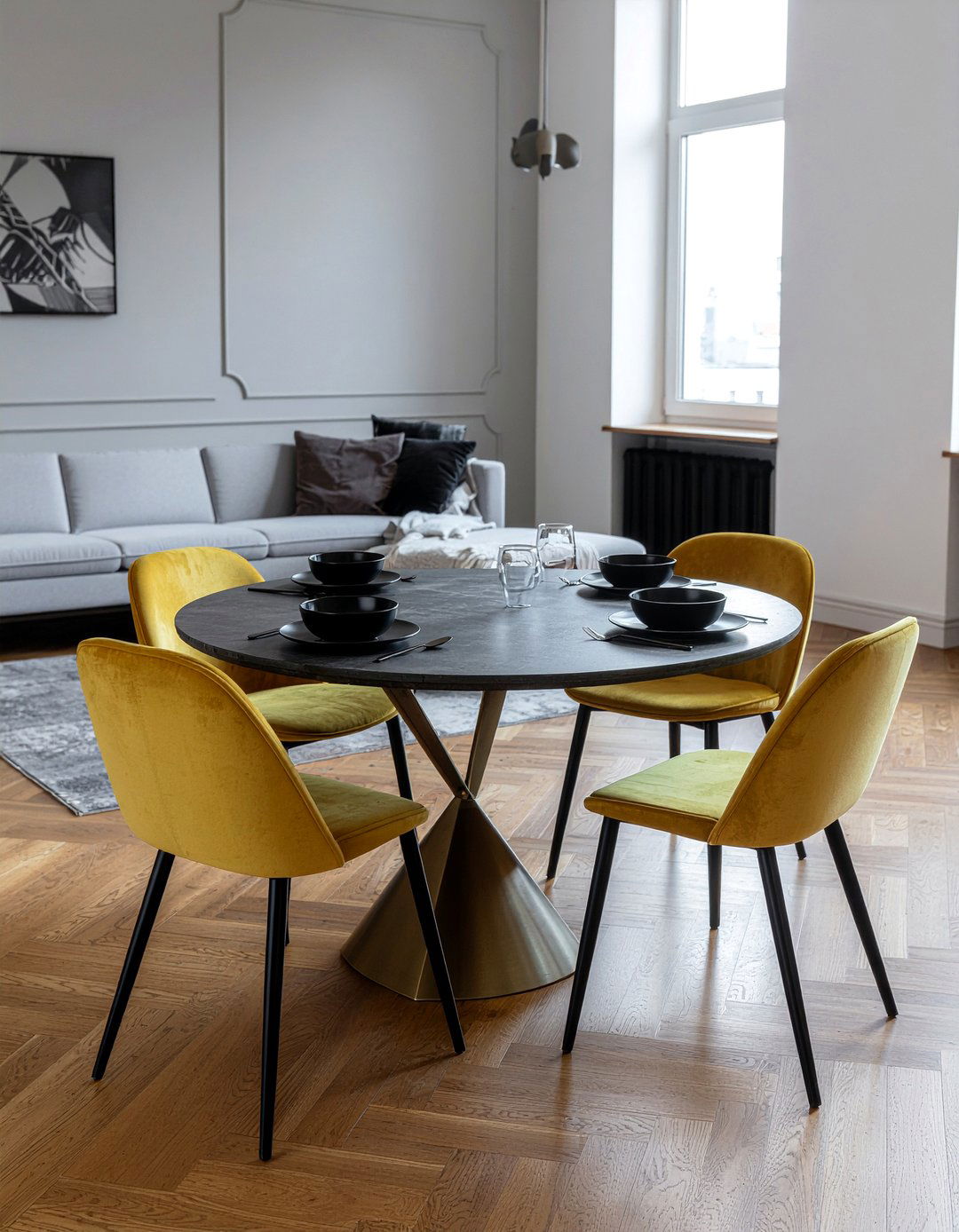 Contemporary Round Dining Table - 30 round dining table ideas