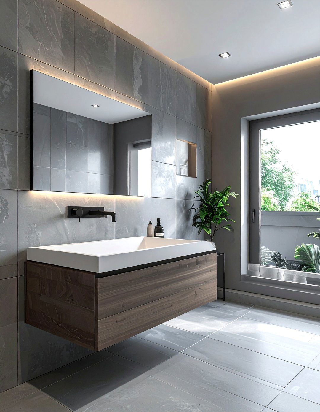 Contemporary Square Wall Mounted Faucet - 30 wall-mounted faucet ideas