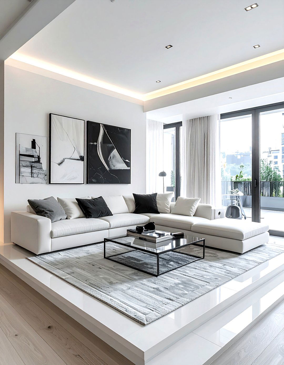 Contemporary Stepped Molding - 30 crown molding ideas