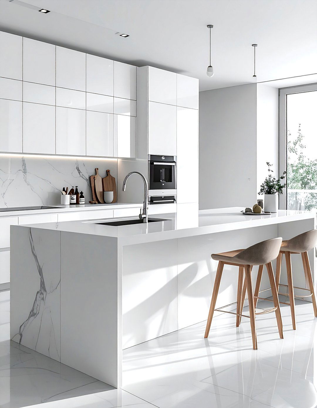 Contemporary Swivel Faucet - 30 single hole faucet ideas