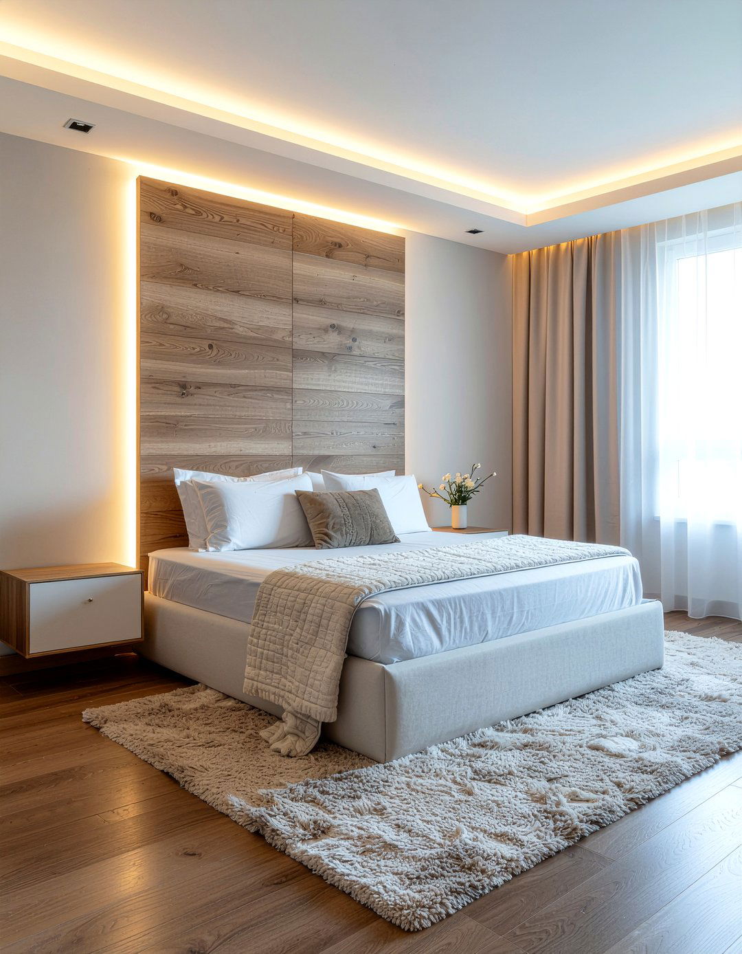 Contemporary Waterbed Headboard - 30 bedroom waterbed ideas