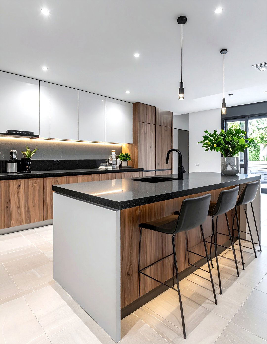 Contemporary Wet Bar - 30 dining room bar ideas