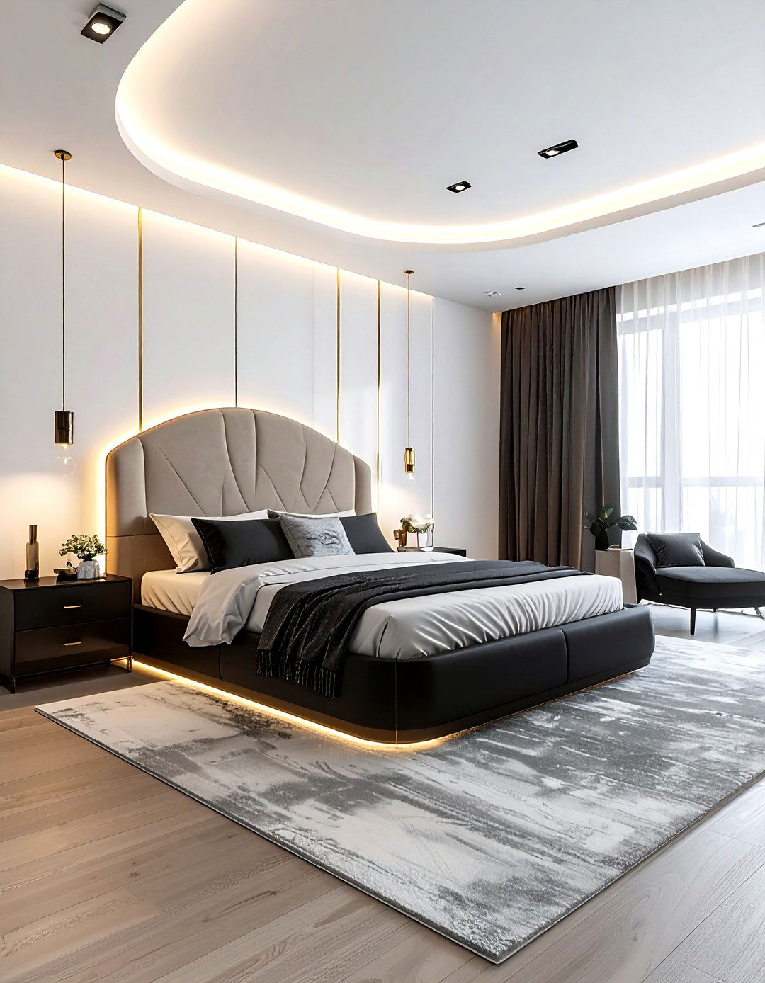 Contemporary bedroom - 30 townhouse bedroom ideas