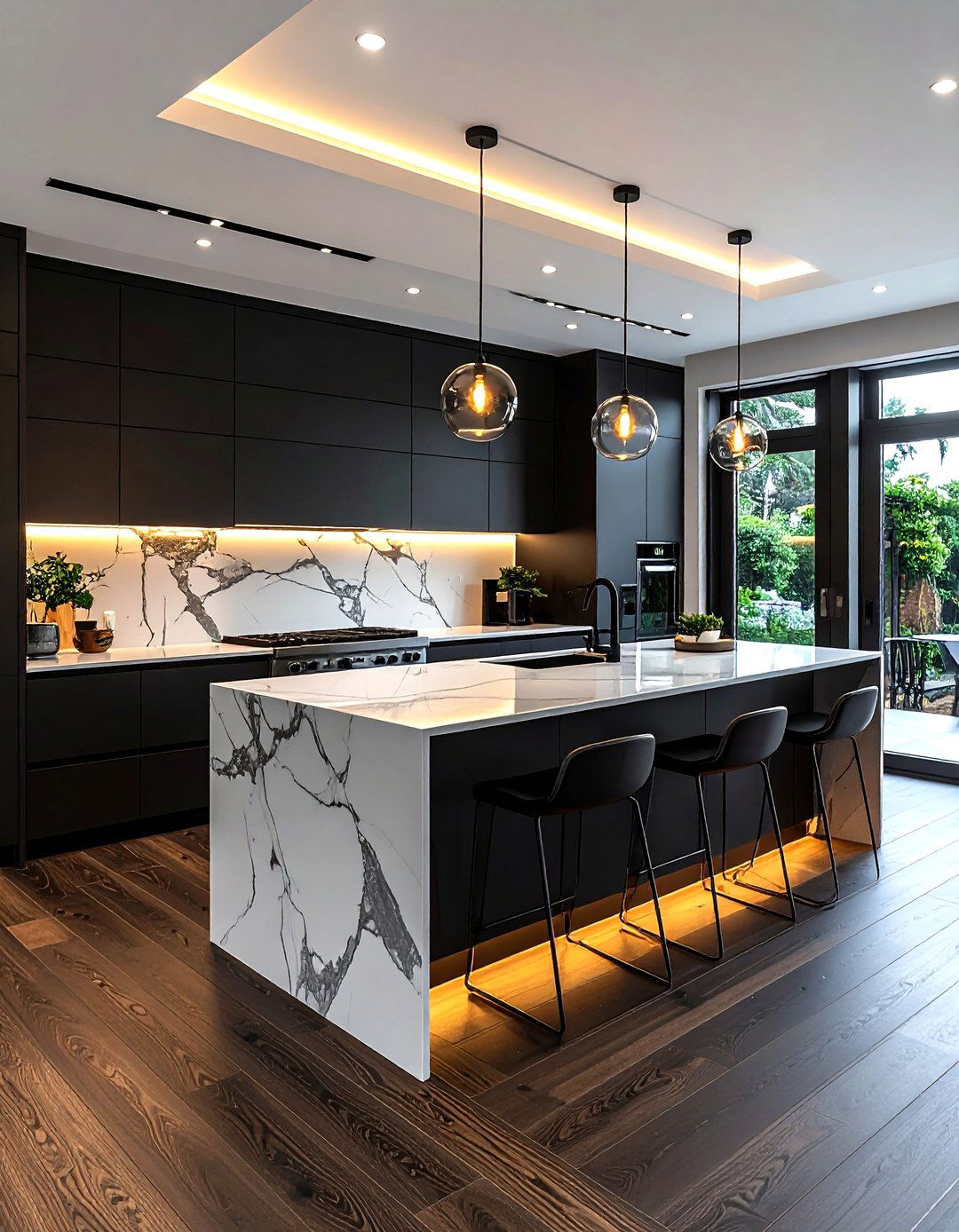 Contemporary black kitchen - 30 uncomplicated kitchen ideas