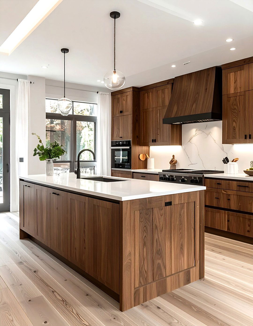 Contemporary brown and white kitchen - 30 brown and white kitchen ideas