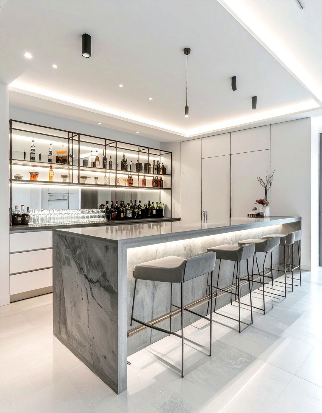 Contemporary dry bar - 30 dry bar ideas