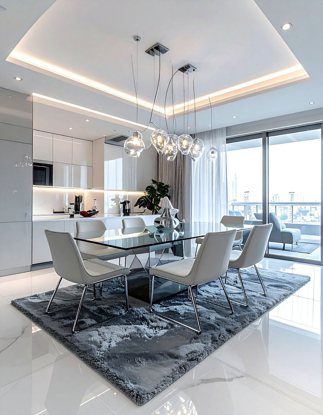 Contemporary glass dining room - 30 one-of-a-kind dining room ideas