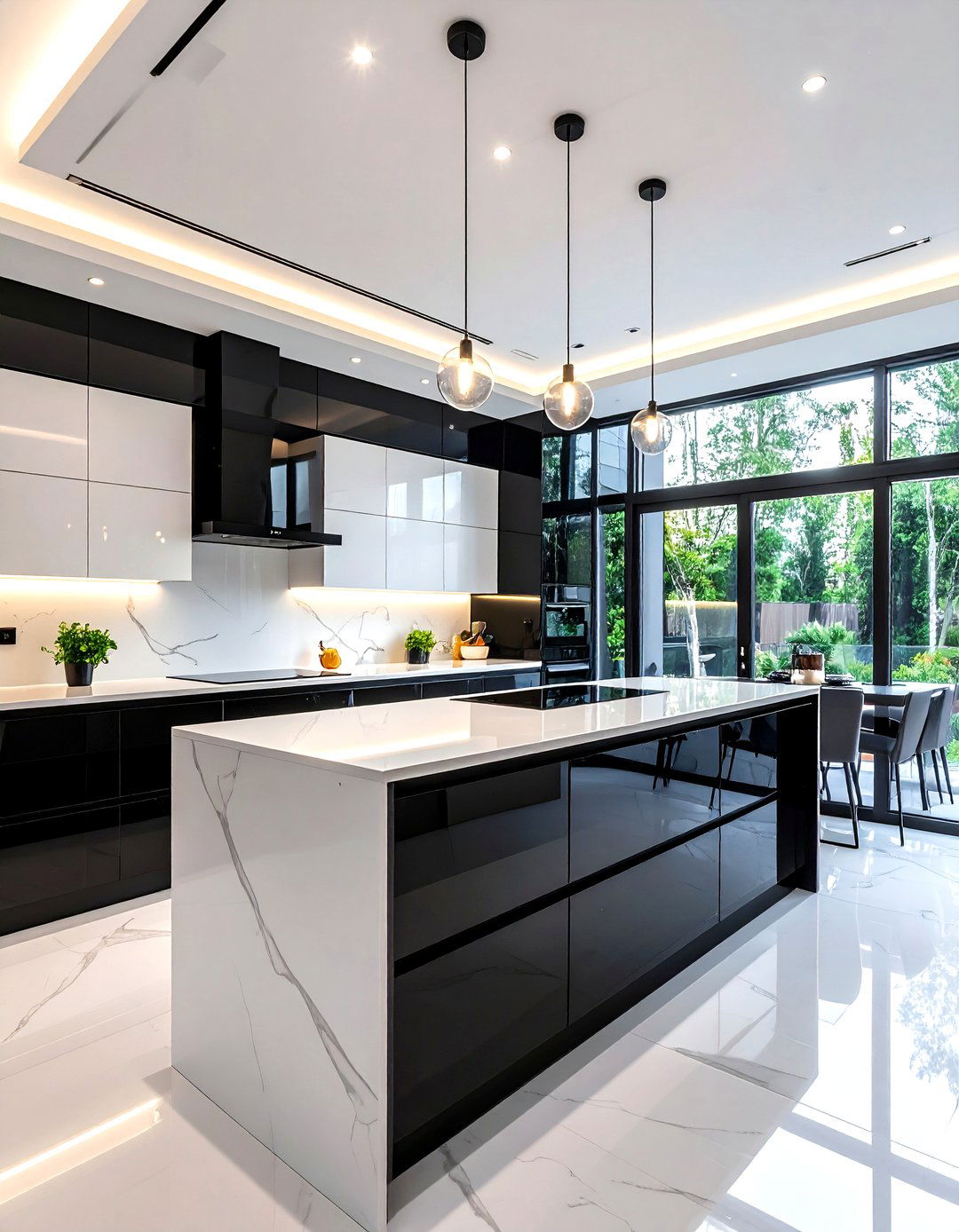 Contemporary kitchen layout - 30 new home kitchen ideas