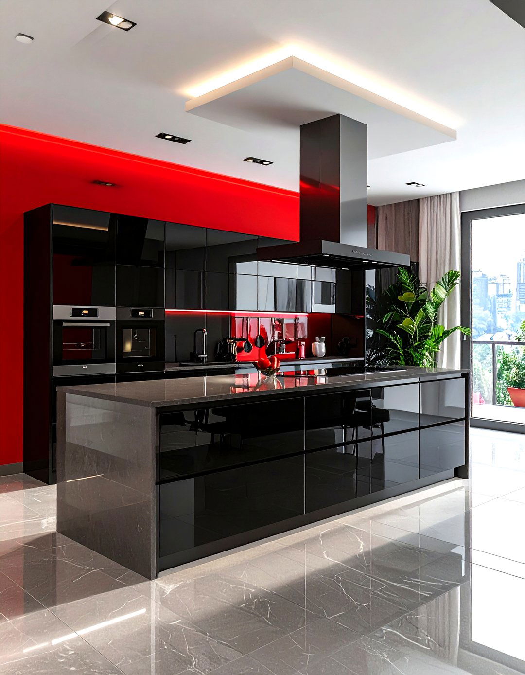 Contemporary living kitchen zone - 30 living room kitchen combo ideas