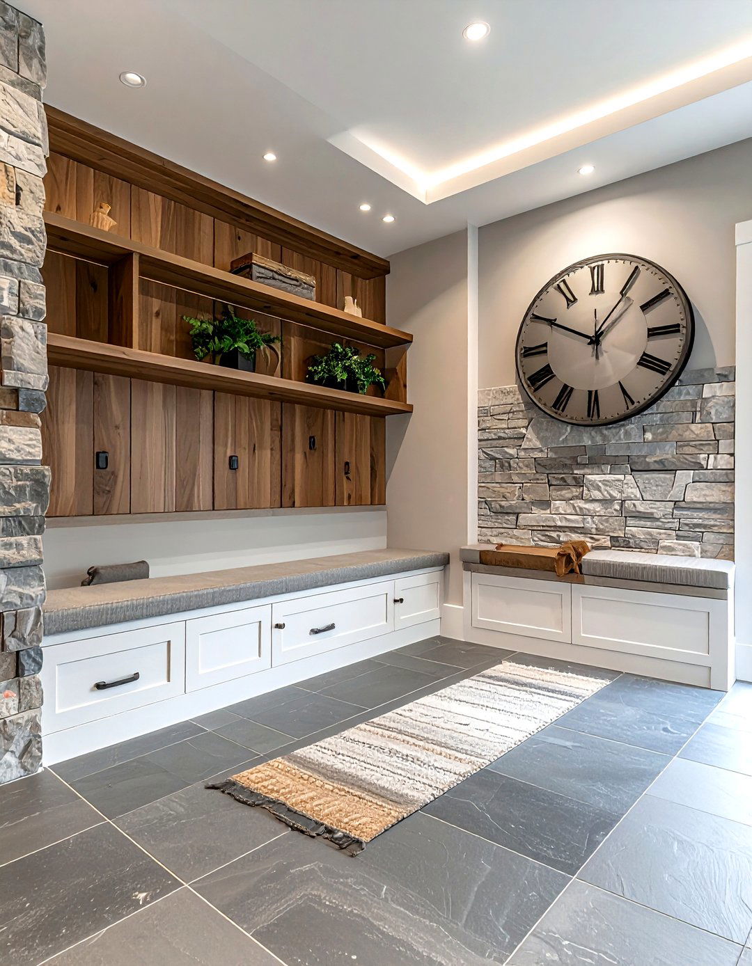 Contemporary mudroom - 30 beautiful home decor ideas