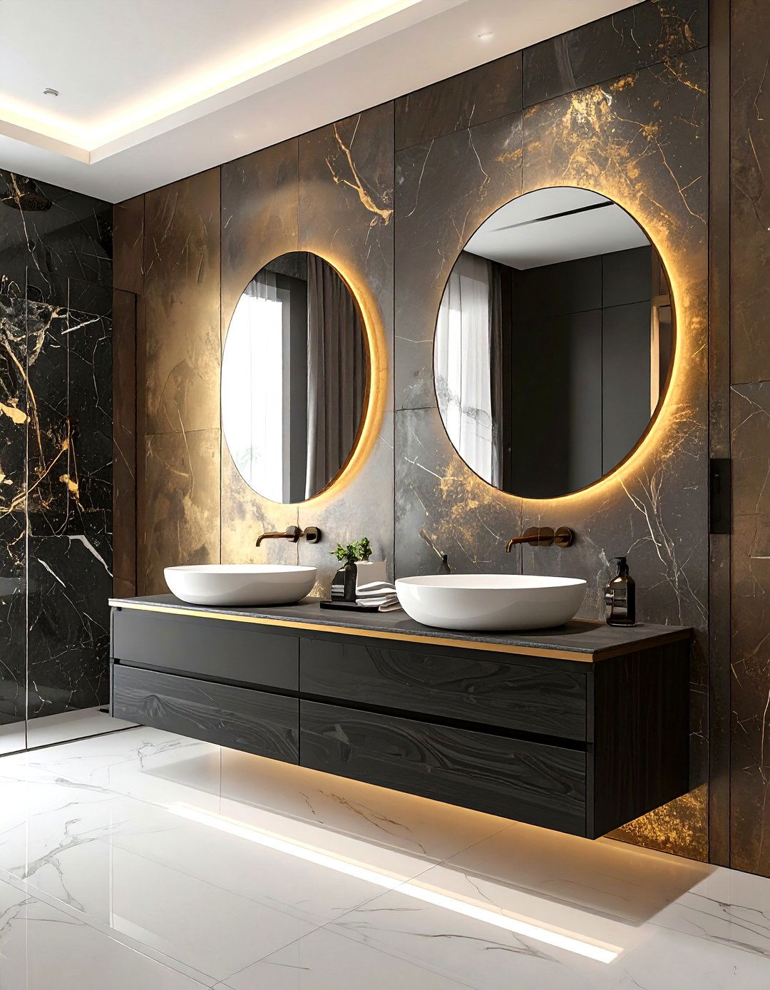 Contemporary powder room - 30 ideal decor ideas