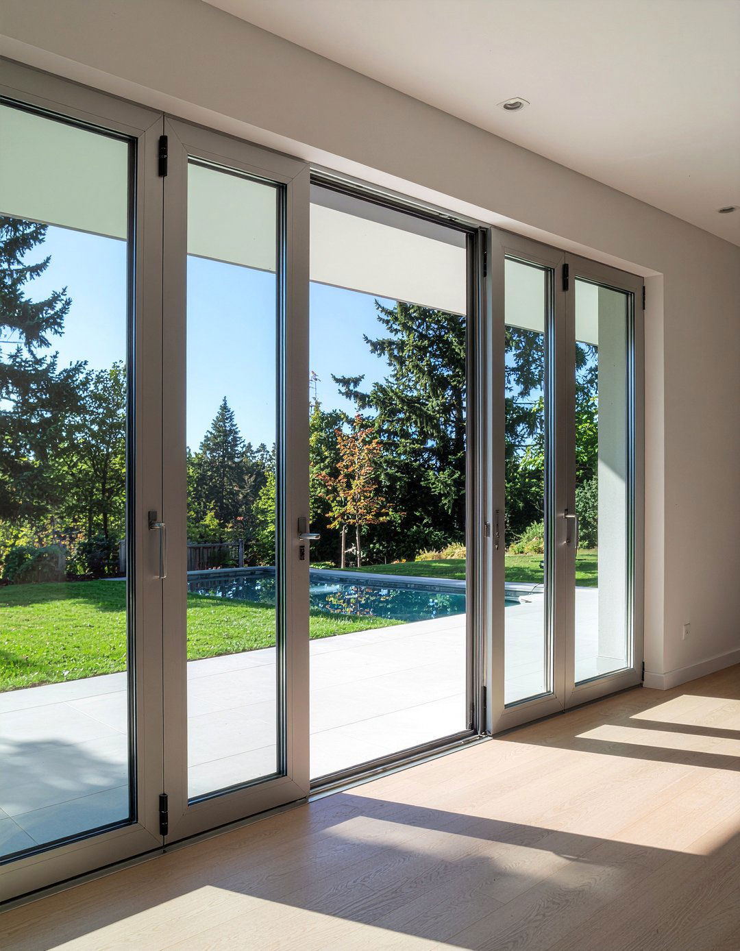 Contemporary steel french doors - 30 living room french doors